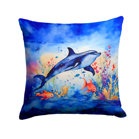 Dolphin Throw Pillow-0