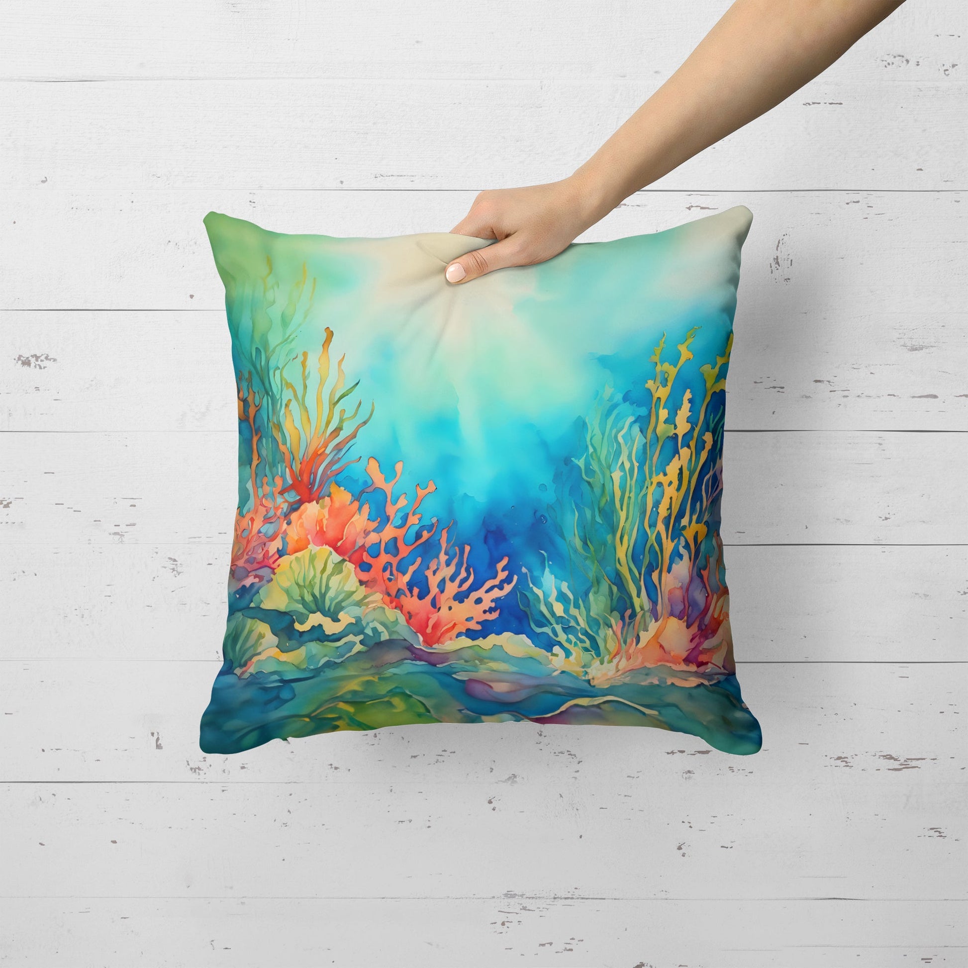Seaweed Throw Pillow-1