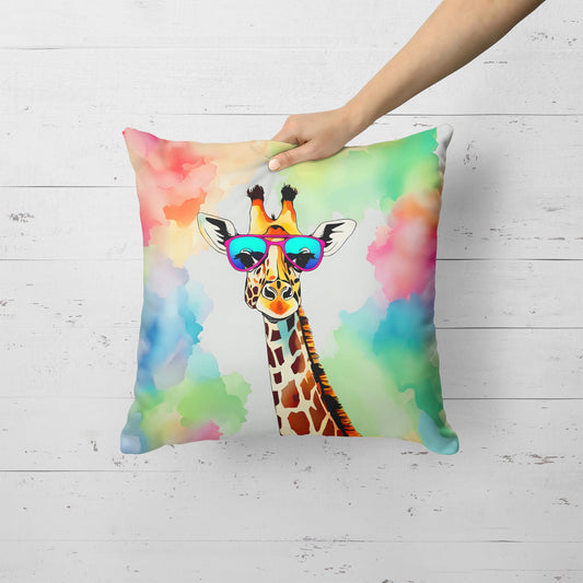 Hippie Animal Giraffe Throw Pillow-1