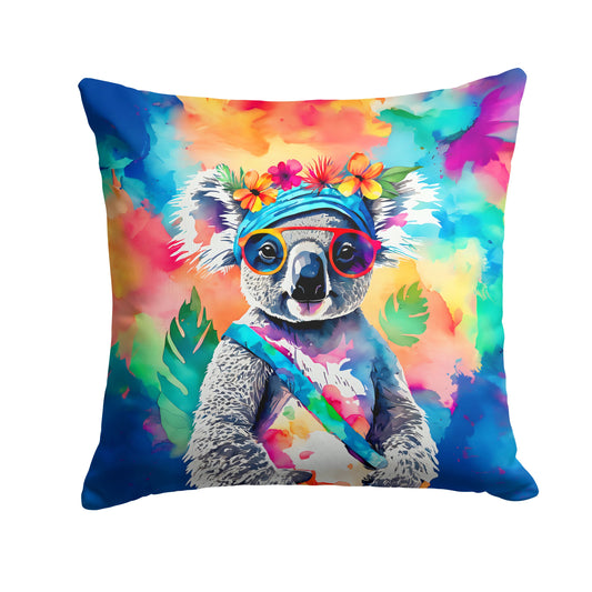 Hippie Animal Koala Throw Pillow-0